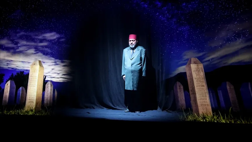 正在土耳其巡演的戏剧《与法老面对面》在内夫谢希尔上演