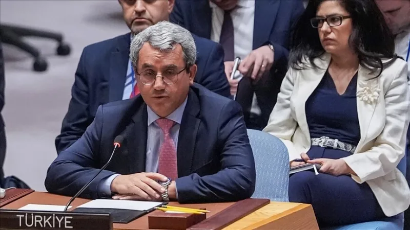 Yıldız, Törökország ENSZ-állandó képviselője felszólította Izraelt, hogy vonuljon vissza a Szíriában megszállt területekről